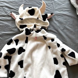 Cow costume. So cute. Soft